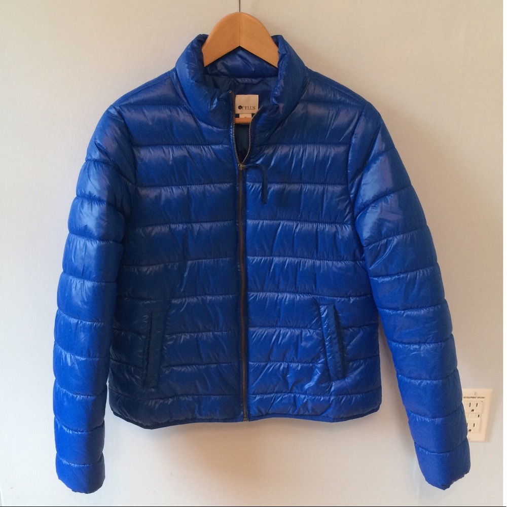 Blue Lightweight Puffer Jacket - Picture 7 of 8
